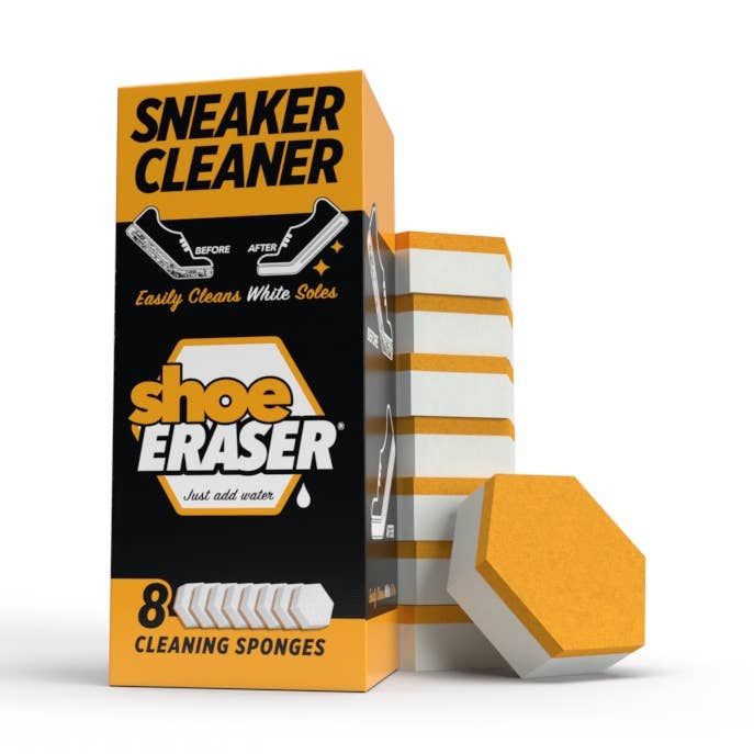 Shoe Eraser Sneaker Cleaner Sponge 8-pack for wholesale by SneakERASERS
