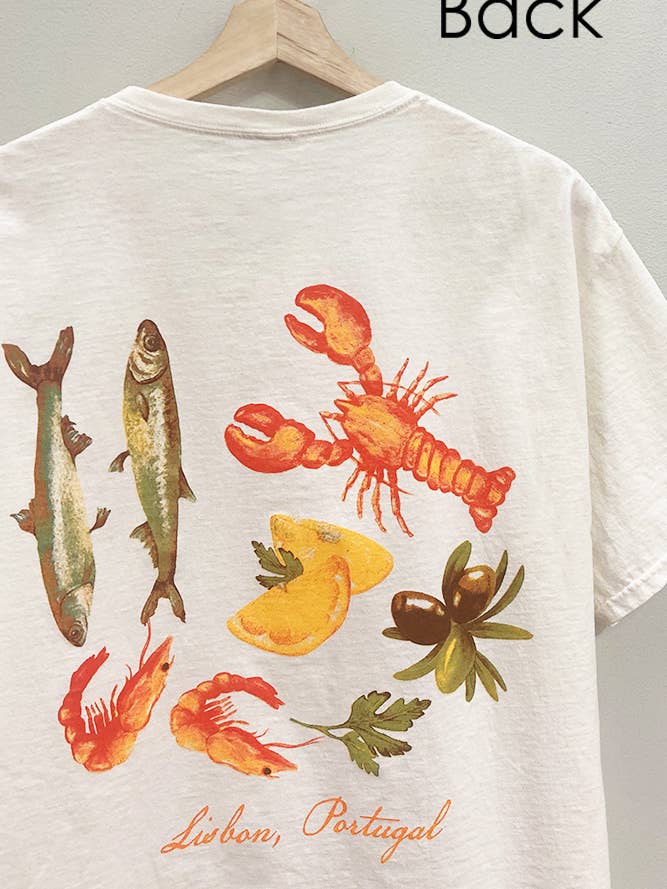 T-shirt Sardines de Lisbonne pour la vente par Sweet Claire