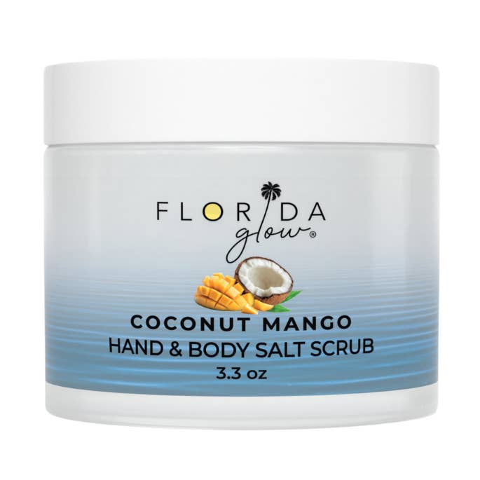 Original Kokos-Mango-Salz-Peeling, 3,3 Unzen, klein für den Großhandel von Florida Glow