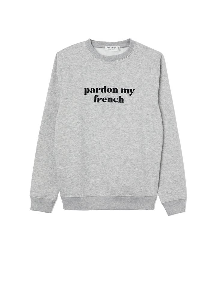 rust & may - Wholesale Sweatshirt - Women's - Unisex Pardon my French Sweatshirt2