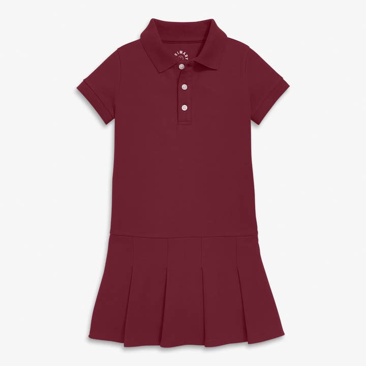 Primary - Wholesale Dress - Kids - Short Sleeve Pique Polo Dress6