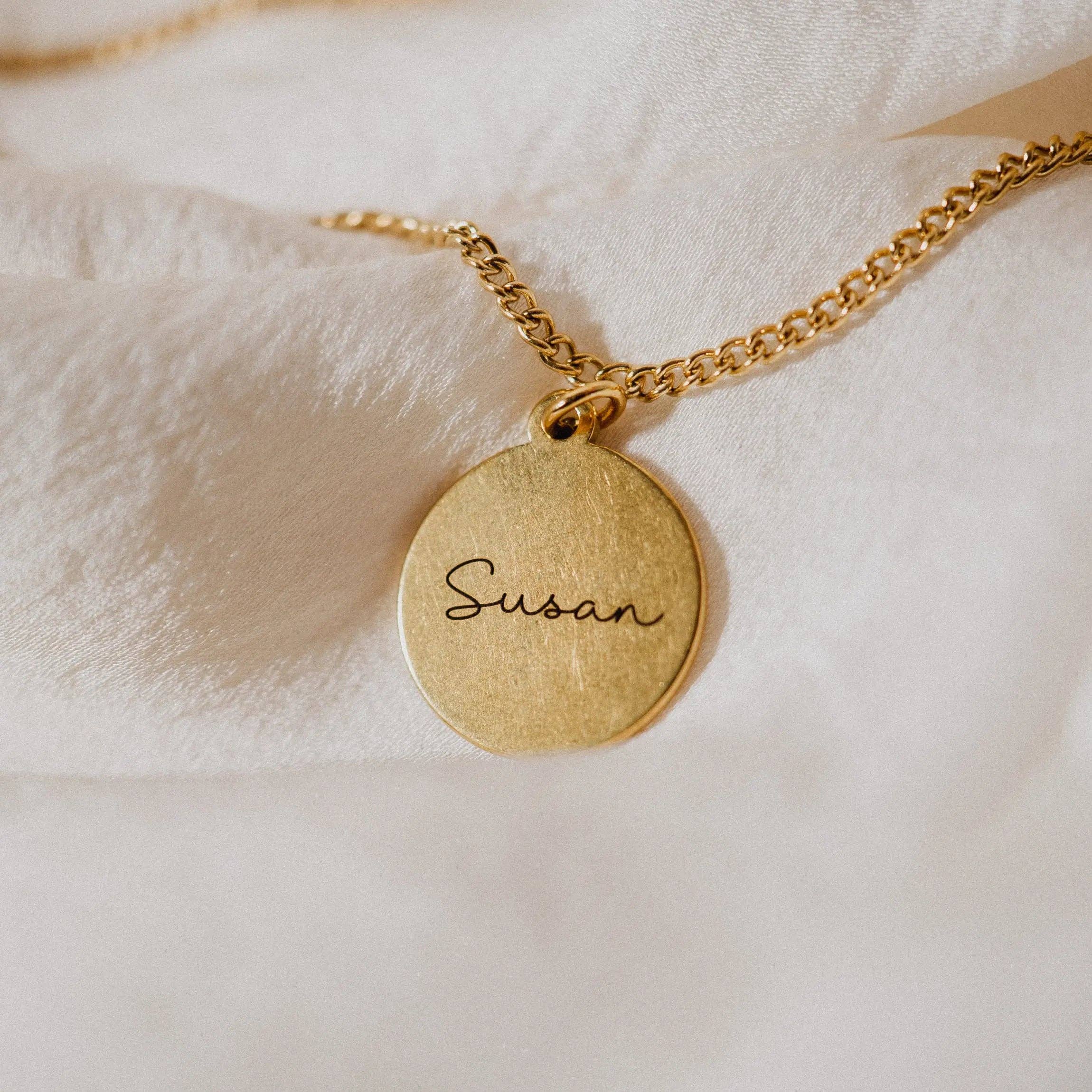 PHOEBE´S - Wholesale Pendant/Charm Necklace - Colgante de Medalla Grabada, Regalo Personalizado3