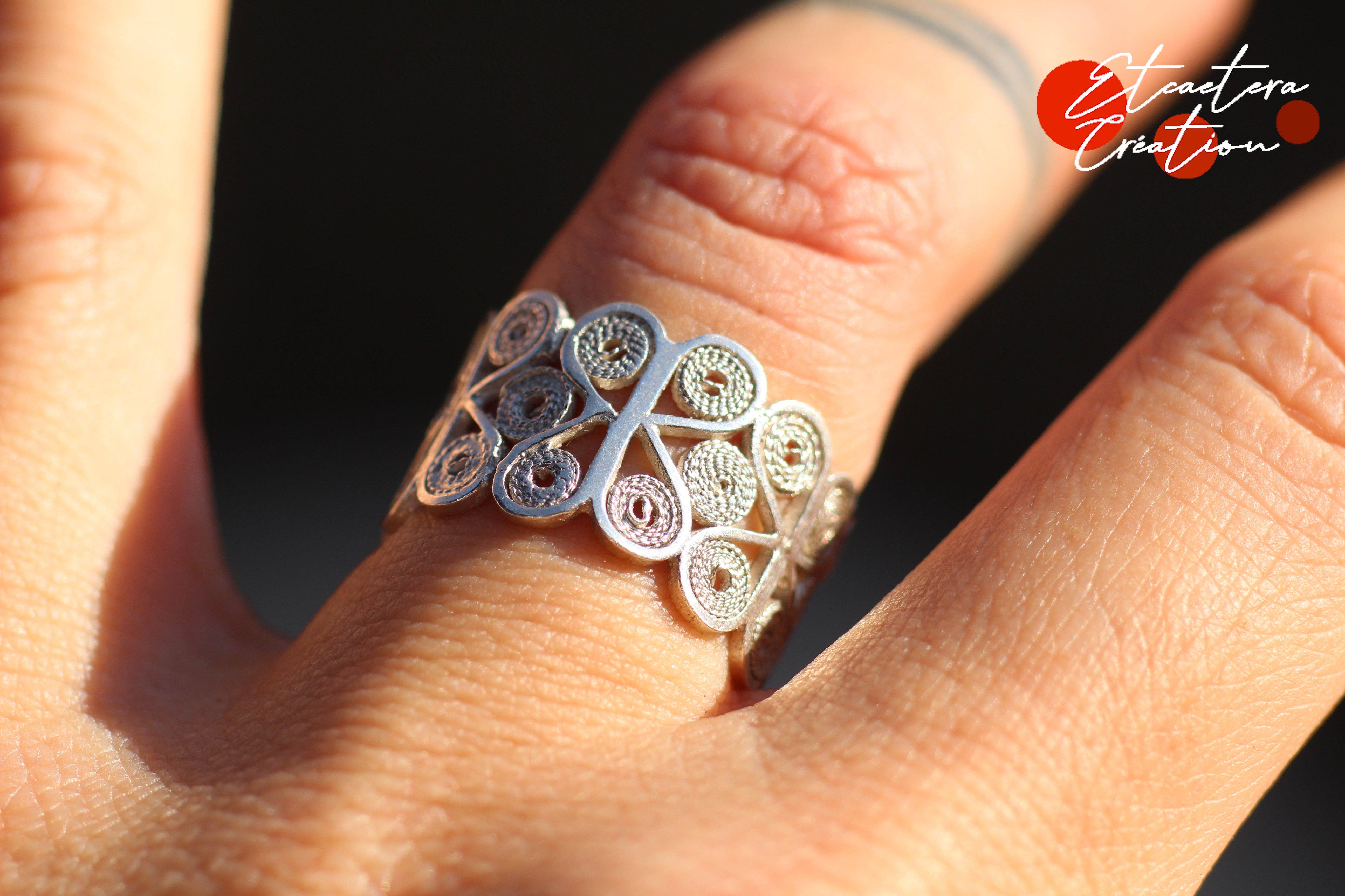 Etcaetera Création - Vente Anneau/bague à empiler - Bague "Envol"5