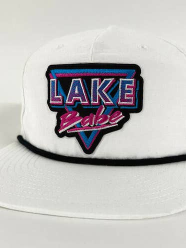 Chapeau en corde vintage Lake Babe des années 1970 pour la vente par Country Deep Apparel