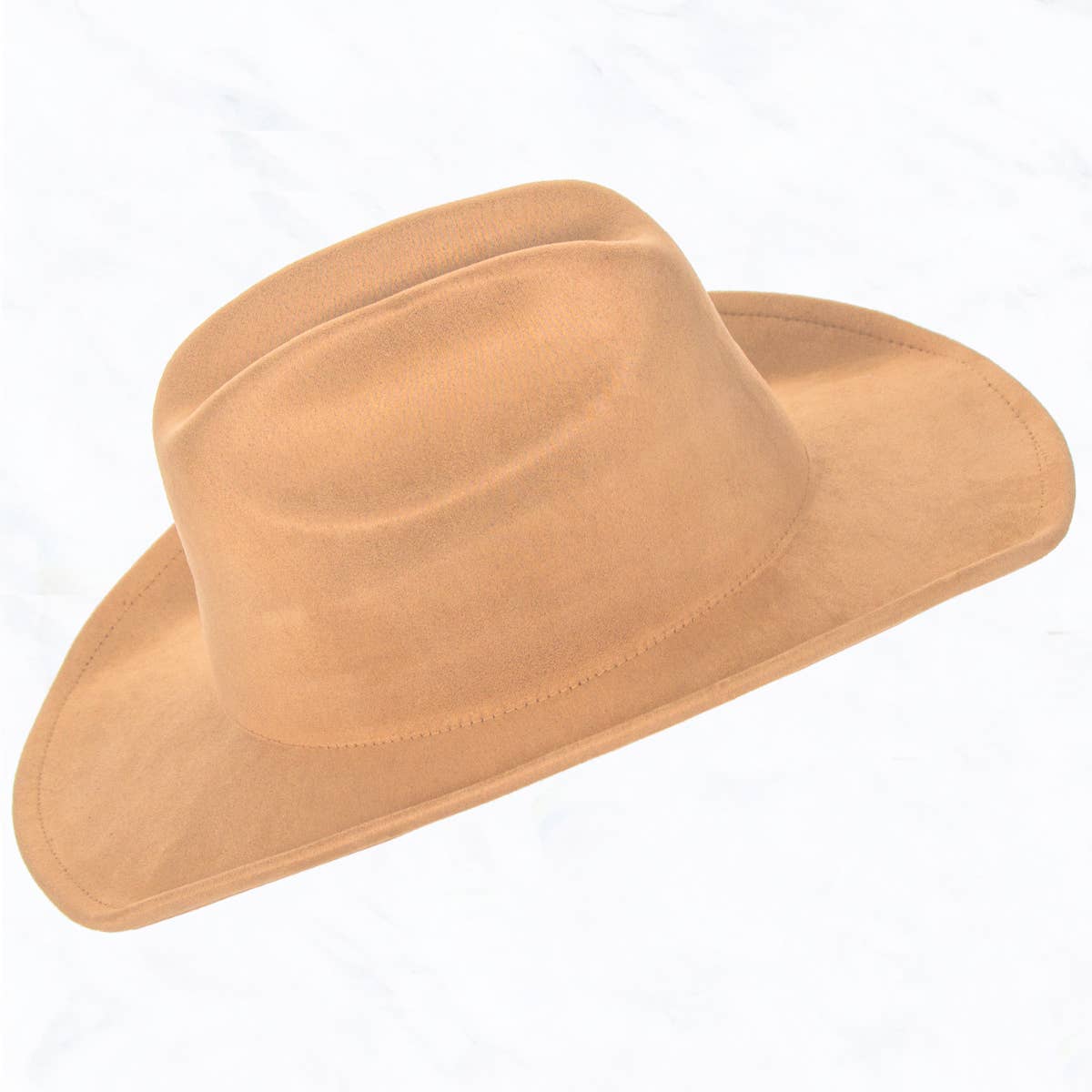 Suzie Q USA – wholesale Fedora – Women’s – Big Brim Suede Western Cowboy Fedora Hat2