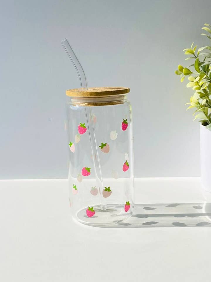 Boîte en verre à fraises 16 oz pour la vente par Helle Company