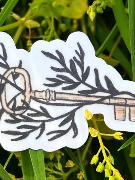 Adesivo com chave mística por atacado de fox & koi: stickers and pins