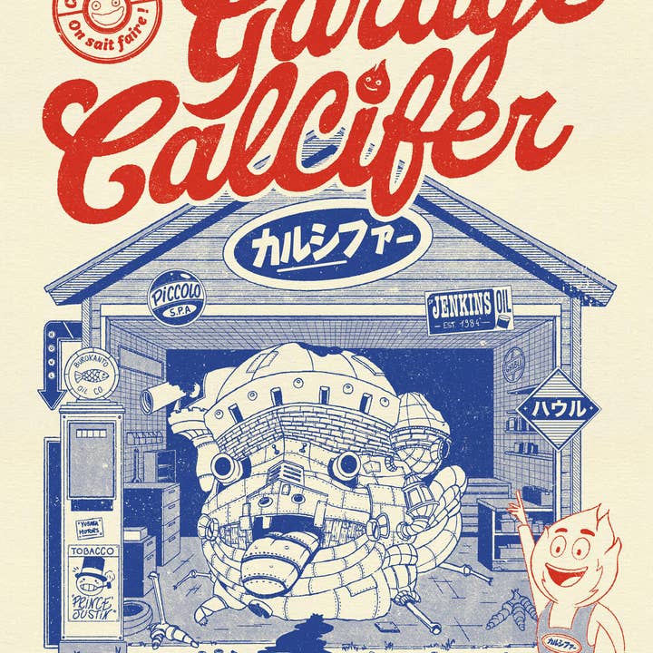 Burokanto - Wholesale Poster - Calcifer Garage!1