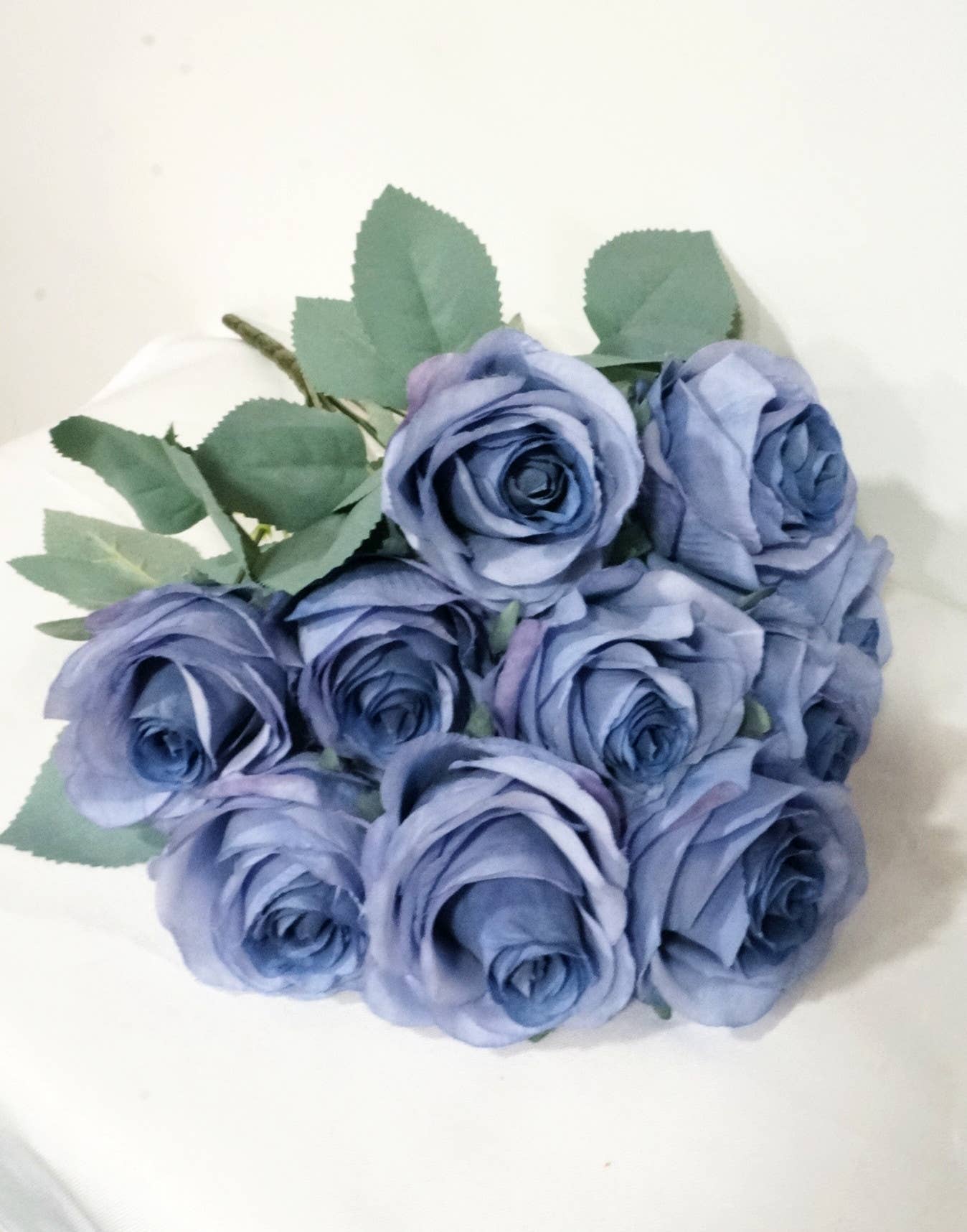 Sweet Home Deco - Wholesale Artificial Flowers - Princess Diana Rose Silk Artificial Flower Bunch, 10 Heads7