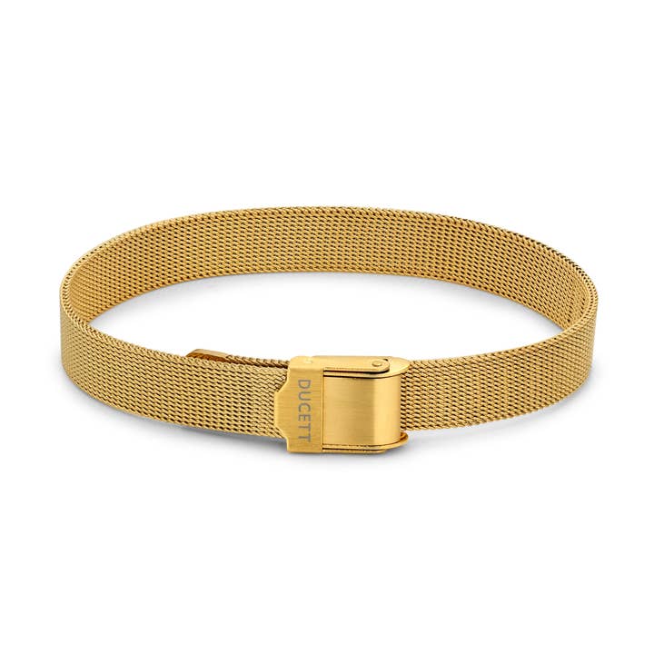 Mesh bracelet gold luxury for wholesale by DUCETT