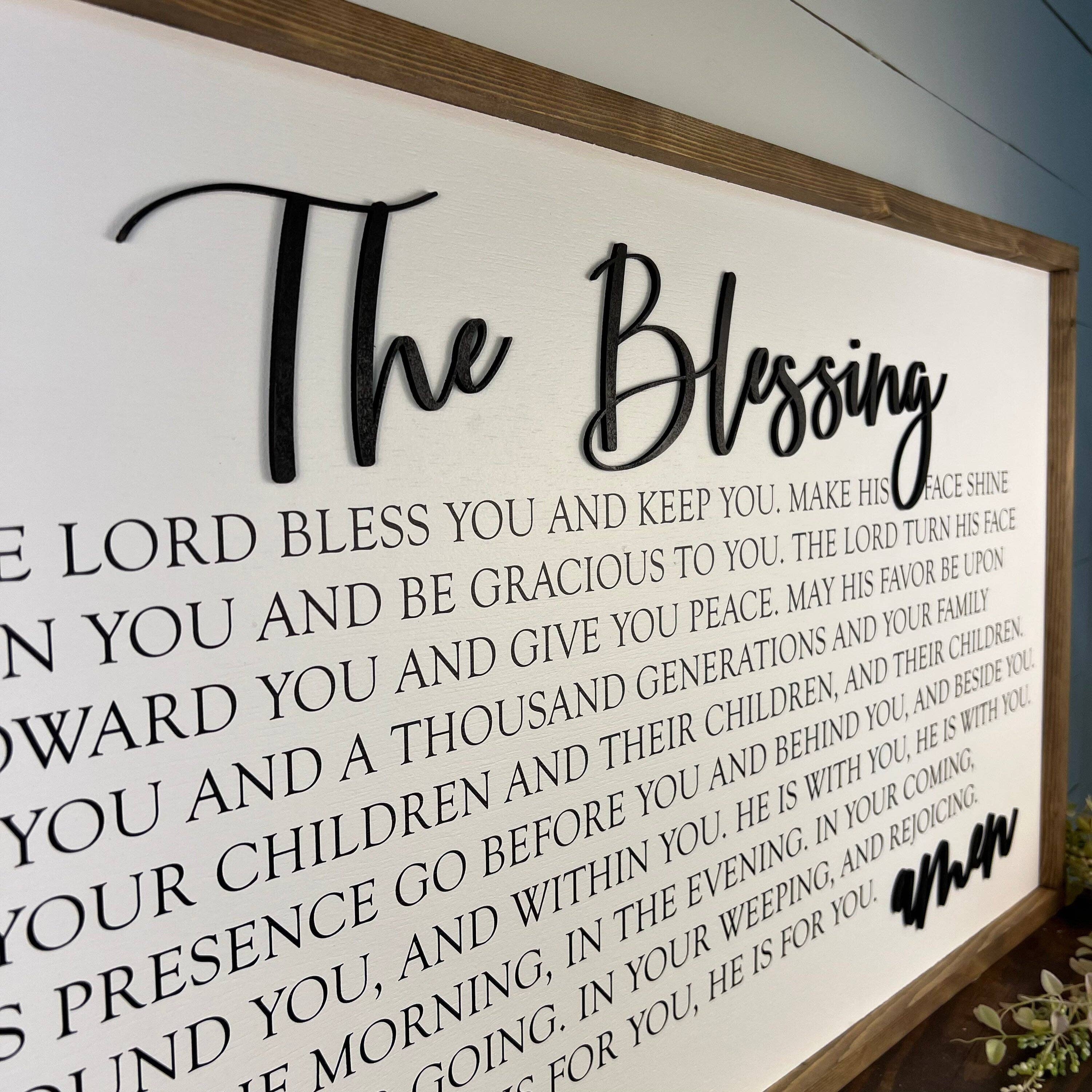 This Phrase of Life - Wholesale Wall Sign - the blessing - wood sign - mantle decor [FREE SHIPPING!]2