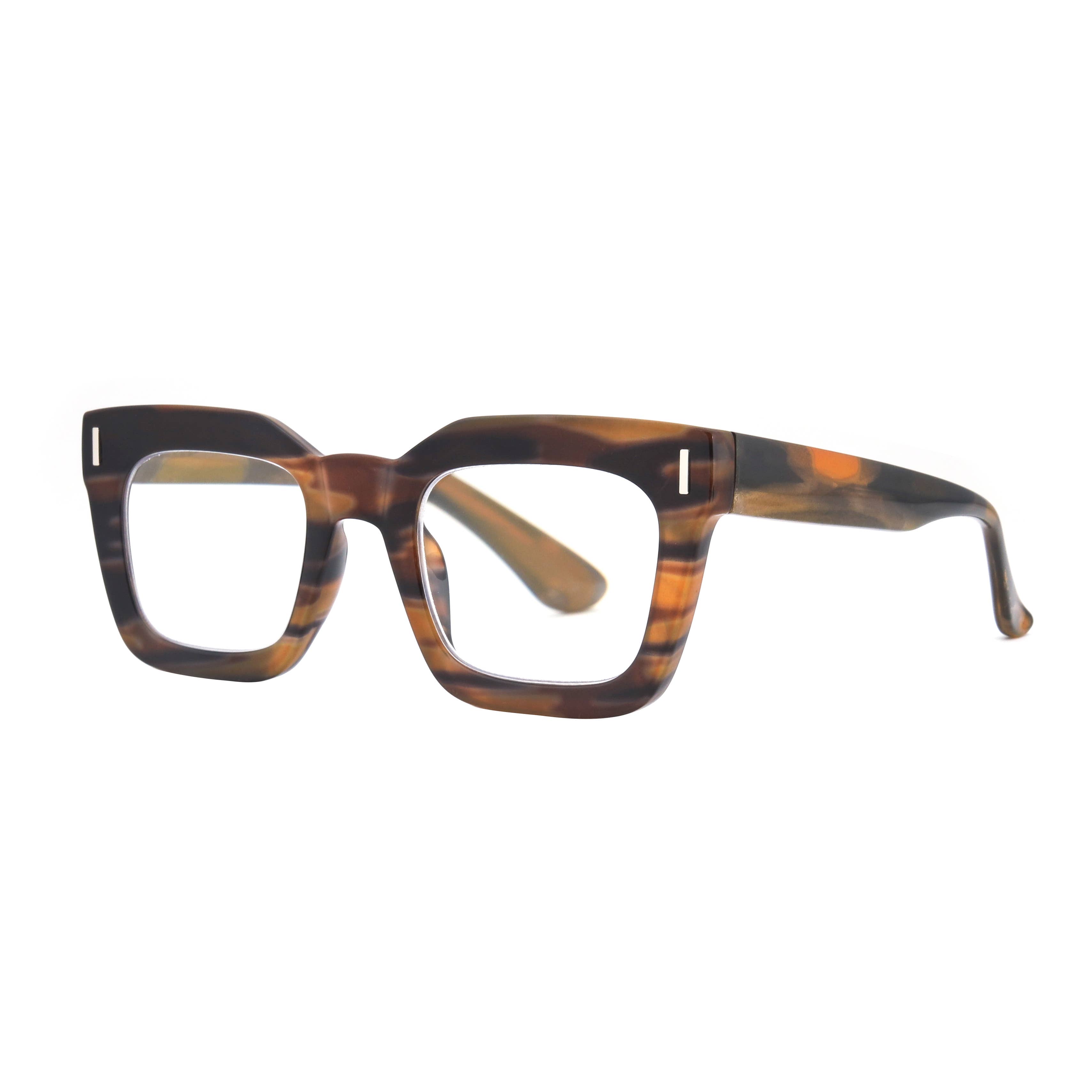 Ryan Simkhai Eyeshop - Wholesale Eyeglasses - Women's - RUMI | Smokey Brown | Progressive Blue Light0