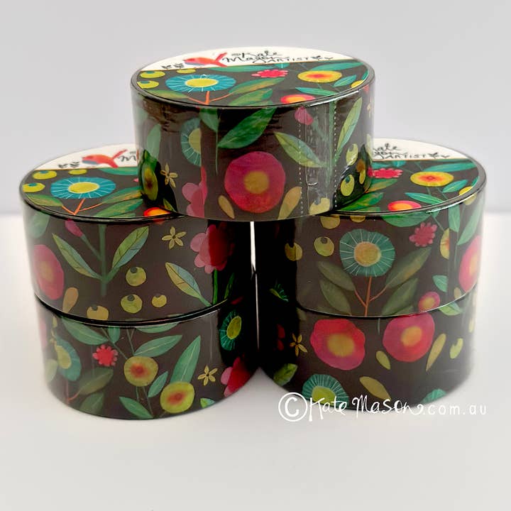 Kate Mason Artist - Wholesale Washi tape - Floral Bright WASHI TAPE3