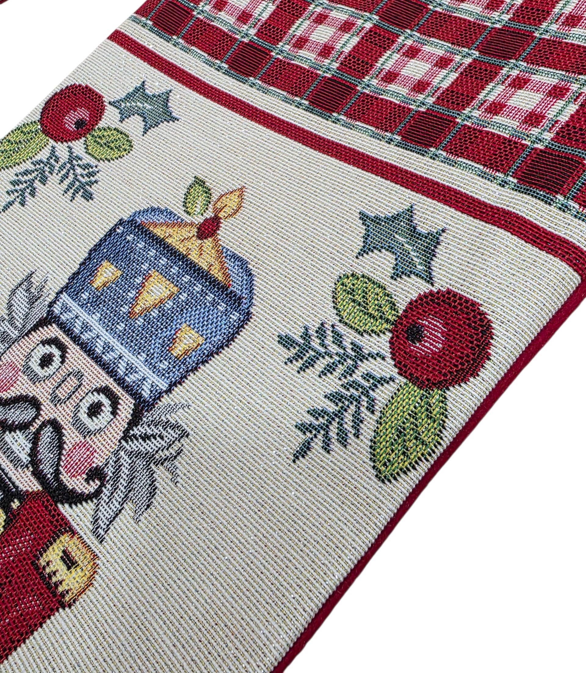 Lunaria Lab – Engroshandel Julestrømpe – Julestrømpe / Befana "Nøddeknækker" i Gobelin Lurex5