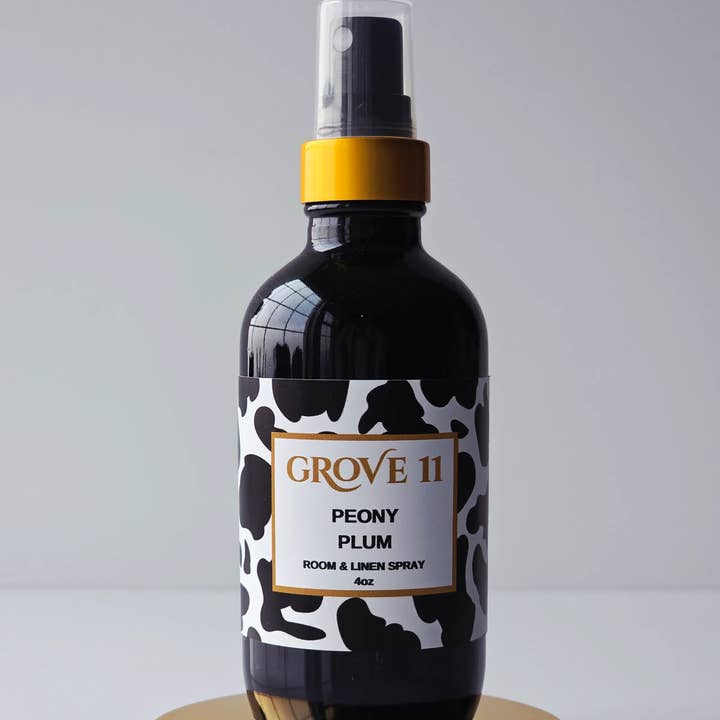 Peony Plum Room & Linen Spray for wholesale by Grove 11 Candles & Home Fragrances