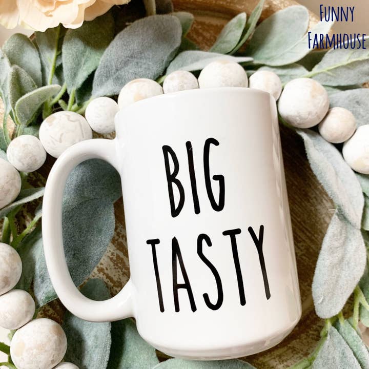 Funny Farmhouse - Wholesale Coffee Mug - Ceramic Coffee Mug, Big Tasty Mug, The Goldbergs