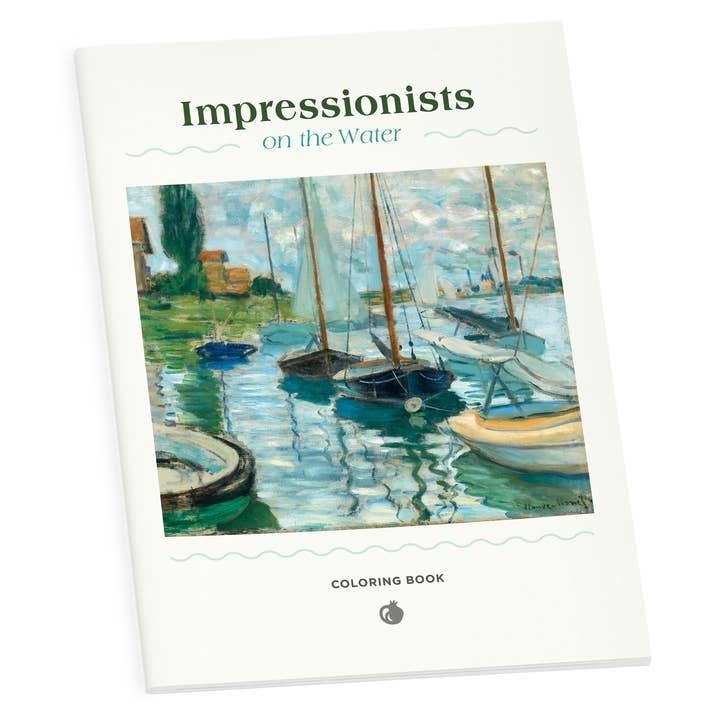 Pomegranate - Wholesale Coloring & Activity Book - Adult - Impressionists on the Water Coloring Book