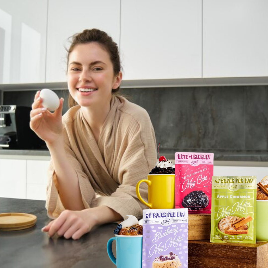 Sweet Logic - Wholesale Cake Mix - Blueberry Mug Muffin Easy Mix - Keto, Low-Carb (10-Pack)9