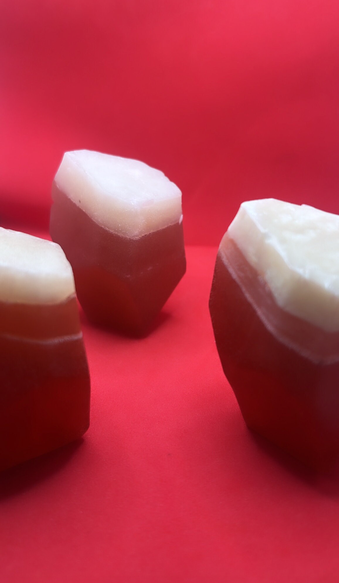WaterBruja - Wholesale Bar Soap - Red Jasper Soap, Gemstone Soap, Wedding Favor, Rock Soap2
