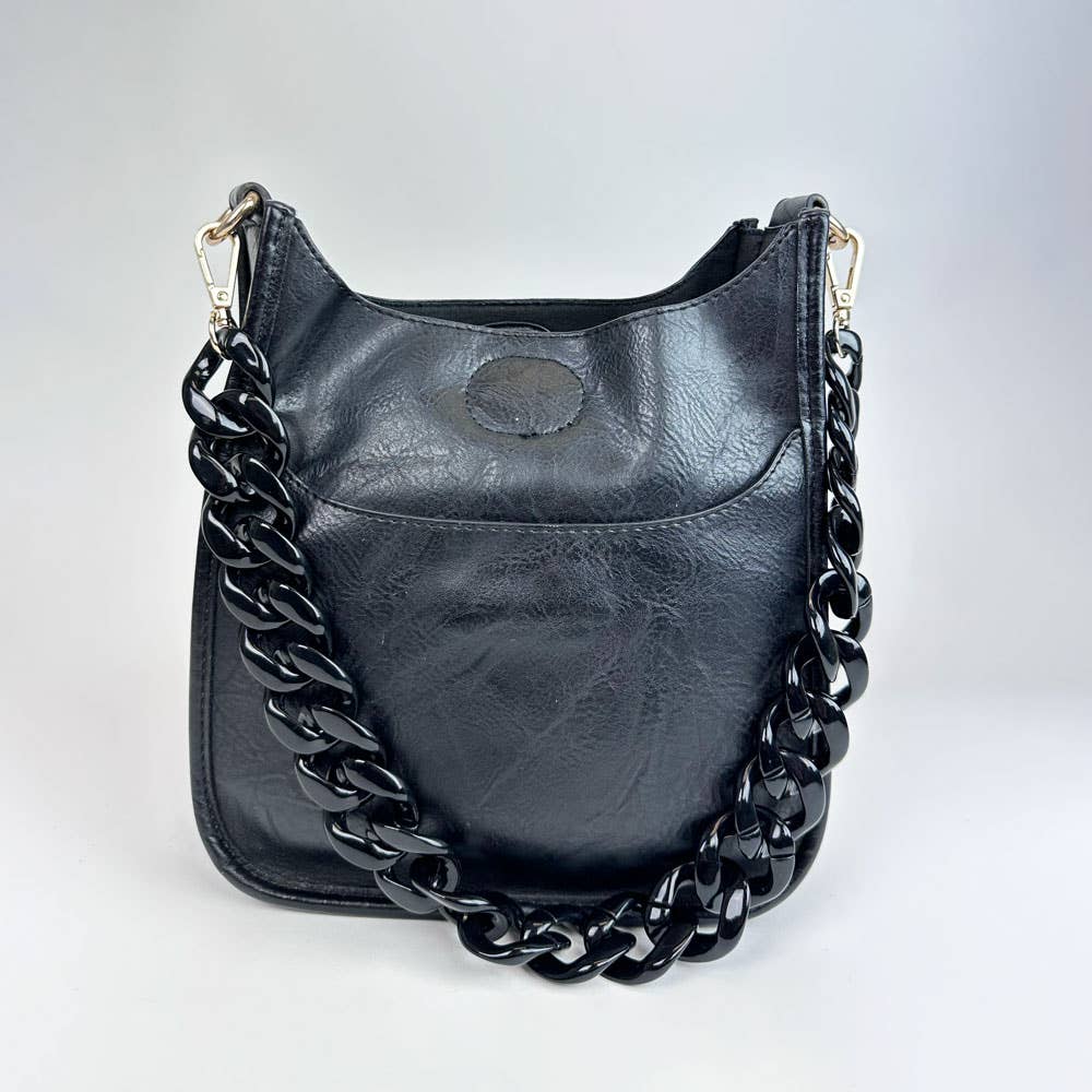 AHDORNED – Engroshandel Taskerem - Dame – 23" Harpikskæde Skuldertaske Rem1