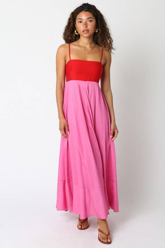 Olivaceous - Wholesale Dress - Women's - Hailey Maxi Dress1