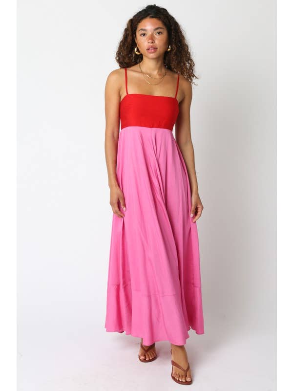 Olivaceous - Wholesale Dress - Women's - Hailey Maxi Dress1