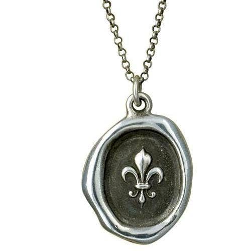 Fleur De Lis - Collana con stemma della purezza per la vendita all'ingrosso da parte di Plum and Posey