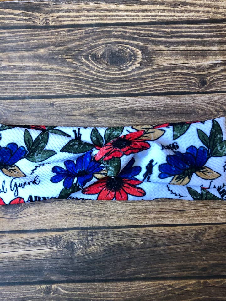 Twist-Stirnband der Nationalgarde für den Großhandel von South Coast Sewn