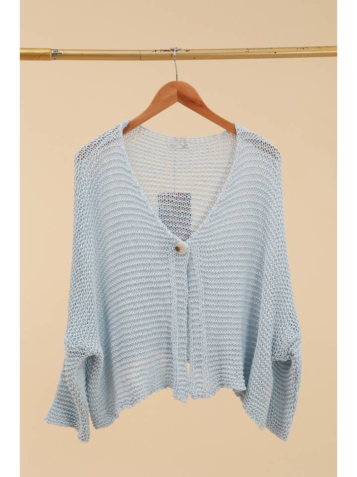 la maison des fibres naturelles – Engroshandel Pullover - Dame – Oversize strikvest i bomuld 1669 100% bomuld7