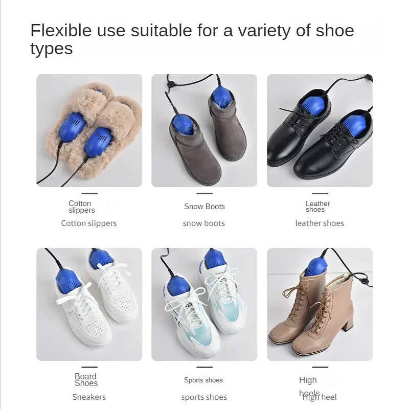 Blue Electric Shoe Dryer for wholesale on Faire1