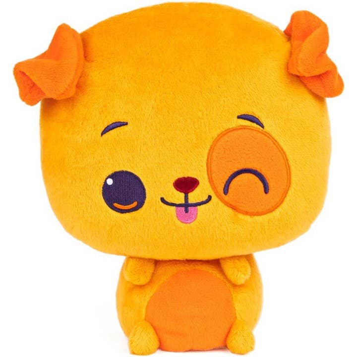 9" Paulie Pup, Premium Soft Plush Pet, Orange Puppy for wholesale by Deluxe Import Trading