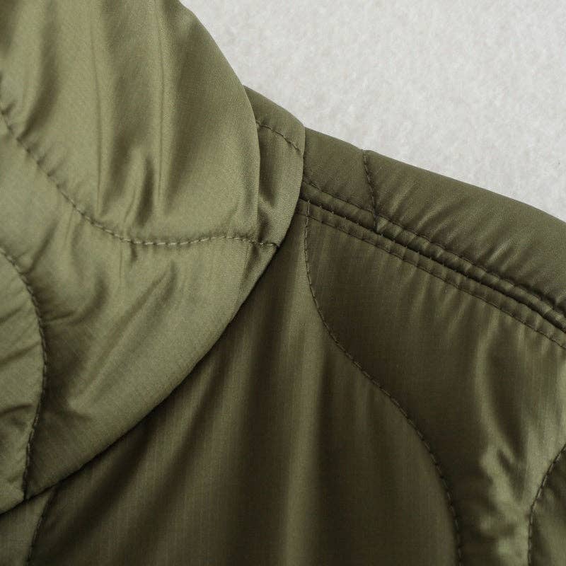 GREEN Cape Style Zip Up Coat for wholesale on Faire11