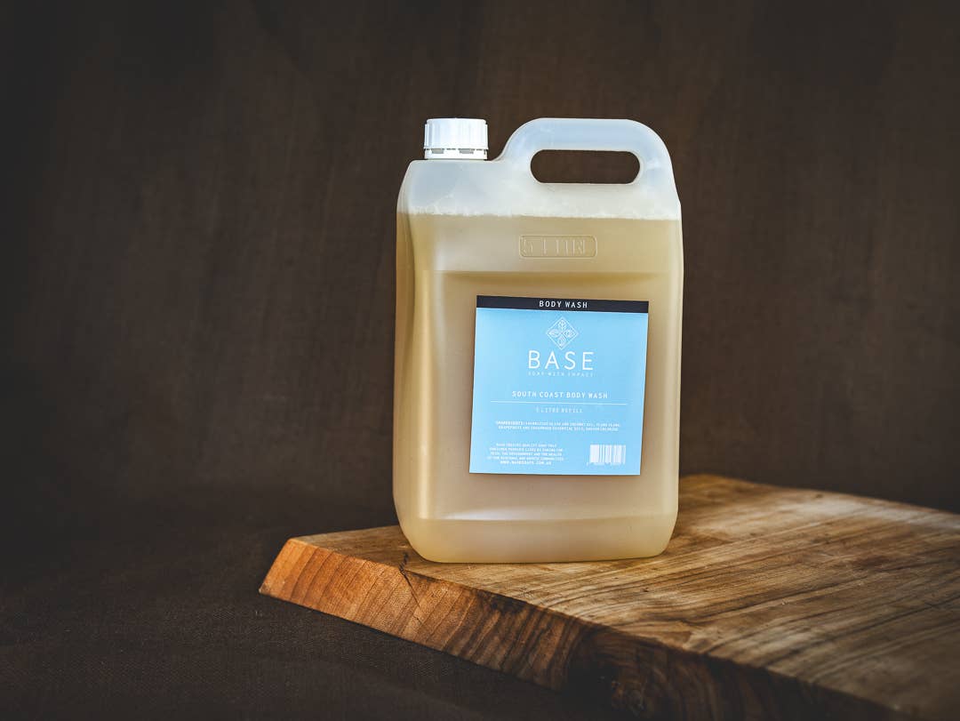 Base Soaps - Vendita all'ingrosso Bagnoschiuma/gel doccia - Bagnoschiuma ricaricabile da 5 litri South Coast0