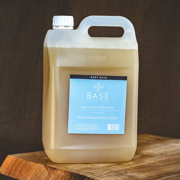 Base Soaps - Vendita all'ingrosso Bagnoschiuma/gel doccia - Bagnoschiuma ricaricabile da 5 litri South Coast0