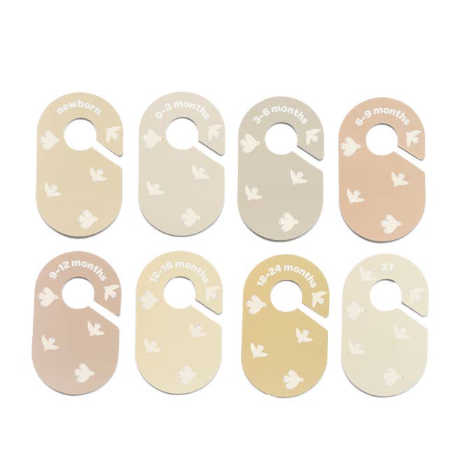 3 Sprouts - Wholesale Clothes Hangers - Baby Closet Dividers (Newborn to 24 Months)5