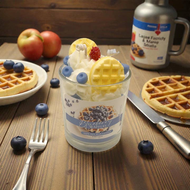 Blueberry Waffles for wholesale by Havenpoint Candle Company