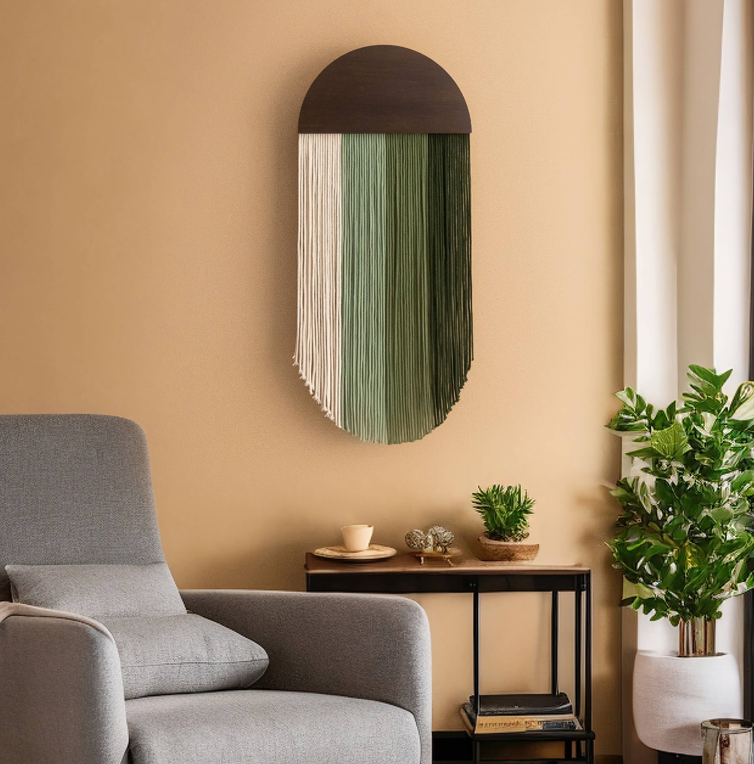 MinhandBros - Wholesale Tapestry/Textile - Macrame Fiber Wall Hanging U1823