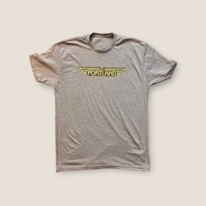 Original Maine - Wholesale Screen Printed T-Shirt - Unisex - Portland "VideoPort" T-shirt