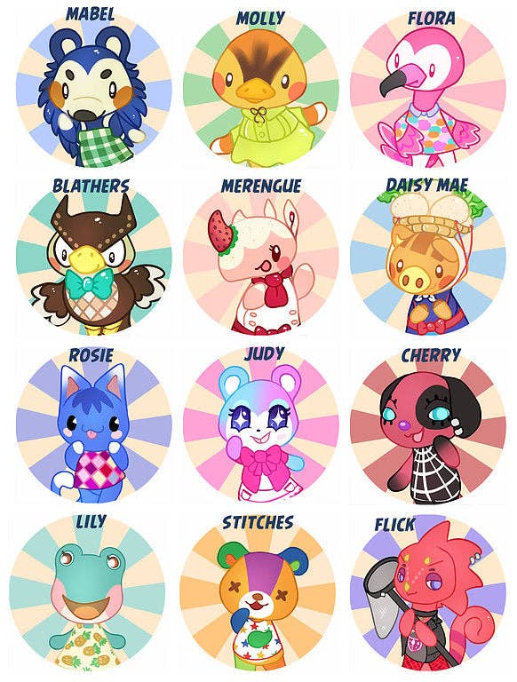 Ellesdoodlebox - Wholesale Mousepad/Trackpad - Animal Crossing Mouse Pad1