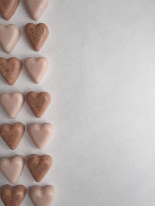 Natural Handmade Soap – Mini Hearts for wholesale by Spring + Vine