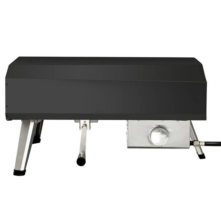 SHINERICH - Wholesale Outdoor Grill Tools - 16'' Gas Pizza Oven Black