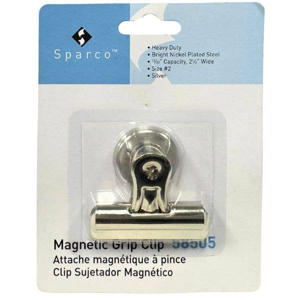 St. Louis Wholesale LLC - Wholesale Binderclip - Sparco Office - Heavy Duty Magnetic Metal 2" Grip ClipÂ