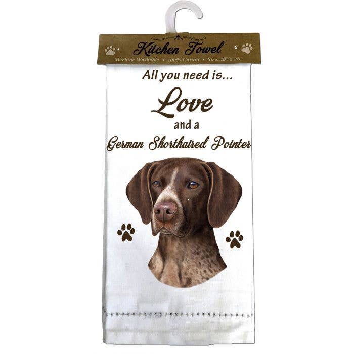 E&S Pets - Wholesale Theedoek - Duitse Shorthaired Pointer keukenhanddoek0
