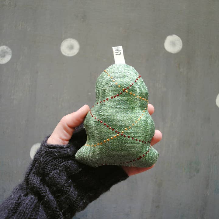 Green Christmas Tree Ornament for wholesale by HandyHappy