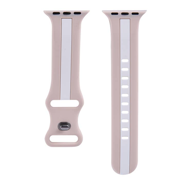 ShopTrendsNow - Wholesale Watch band/strap – Women's - Apple Watch Silicone Band With Bee Charm Stud5