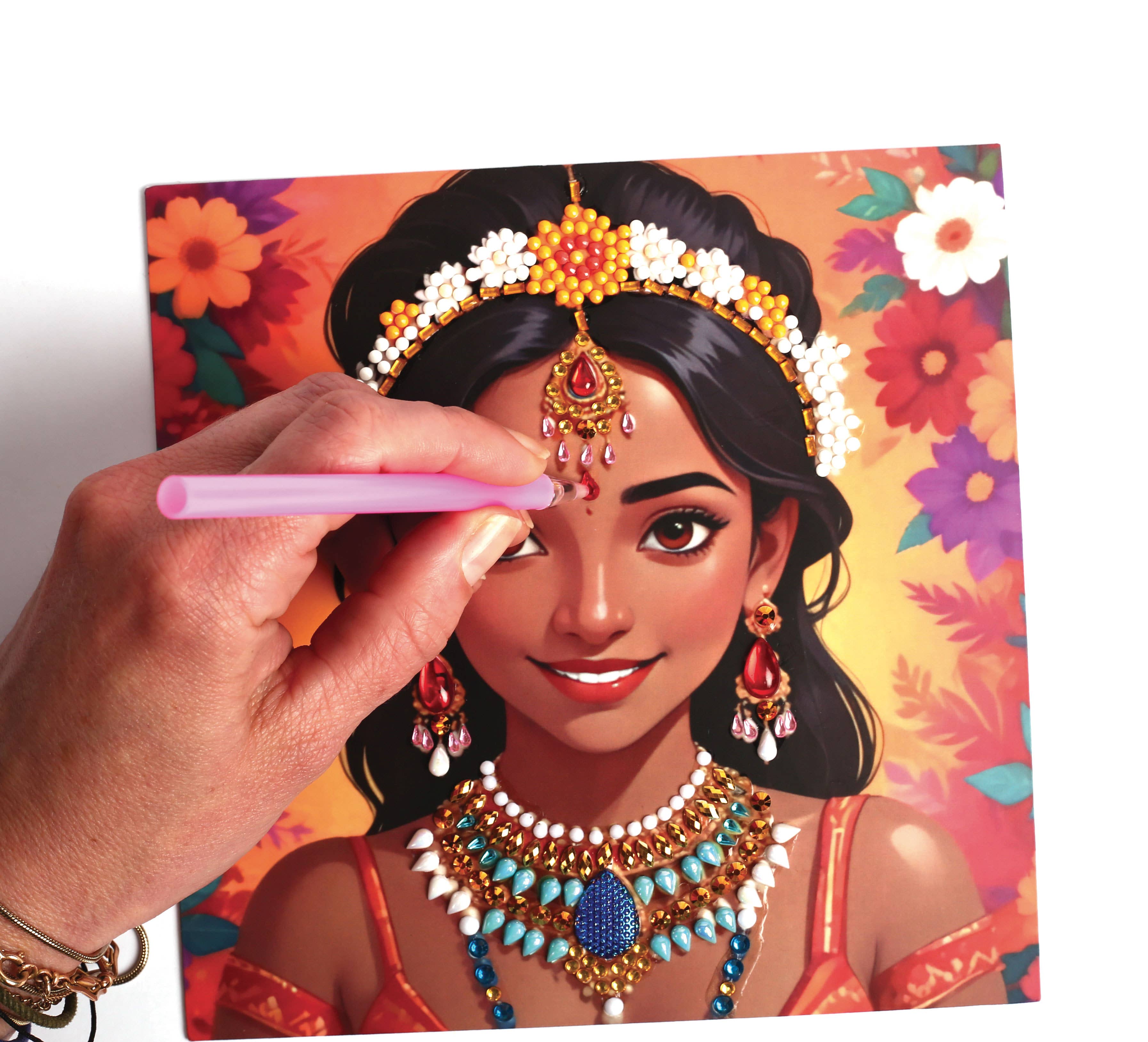 Graine Créative - Wholesale DIY Craft Kit - Kids - CARD TO BE EMBELLISHED DREAM OF THE ORIENT5