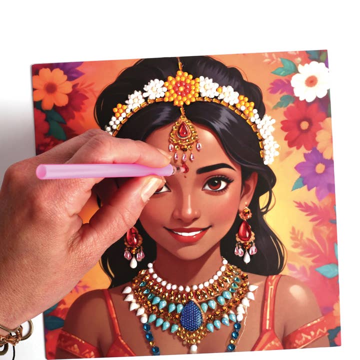 Graine Créative - Wholesale DIY Craft Kit - Kids - CARD TO BE EMBELLISHED DREAM OF THE ORIENT5