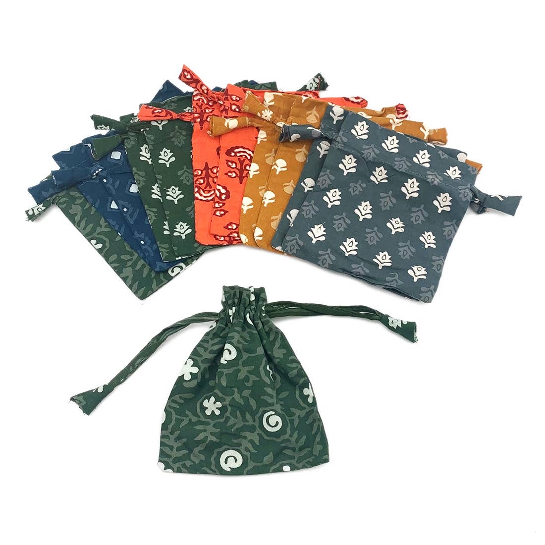 Anju Jewelry - Vente Set de pochettes cadeaux - Pochettes à cordon en coton 100 % - Lot de 122