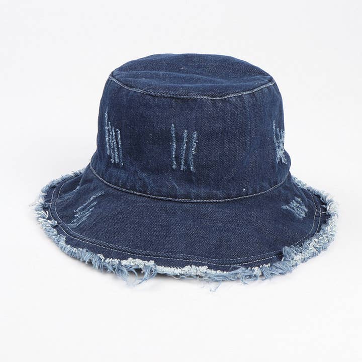 NINEXIS - Wholesale Bucket Hat - Women's - CWAH1505_VINTAGE DENIM BUCKET HAT4