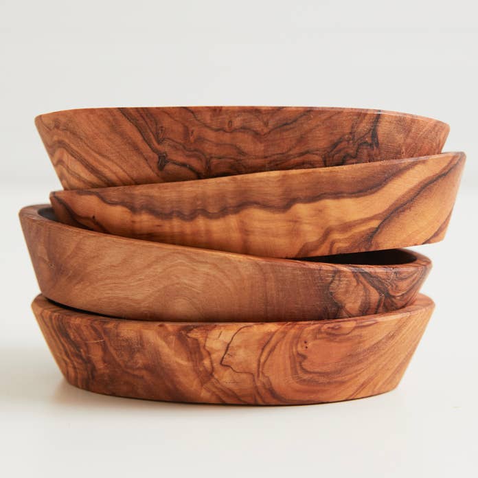 Verve Culture - Wholesale Serve Bowl - Italian Olivewood Aperitivo Bowls - Set of 40